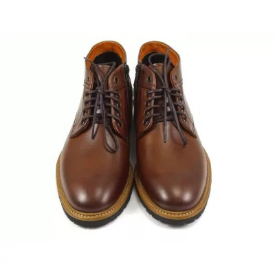 Trzewiki zimowe orzechowe – męskie buty zimowe casual Trzewiki zimowe orzechowe – męskie buty zimowe casual