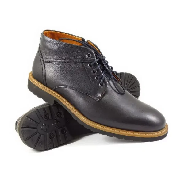 Trzewiki Zimowe Czarne Pilpol Prato PC6092