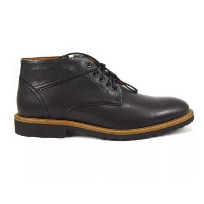 Trzewiki zimowe czarne – męskie buty zimowe casual Trzewiki zimowe czarne – męskie buty zimowe casual