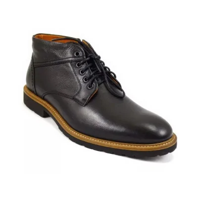 Trzewiki zimowe czarne – męskie buty zimowe casual Trzewiki zimowe czarne – męskie buty zimowe casual