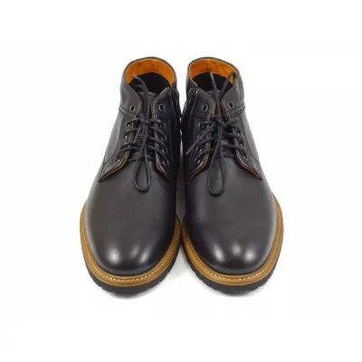 Trzewiki zimowe czarne – męskie buty zimowe casual Trzewiki zimowe czarne – męskie buty zimowe casual