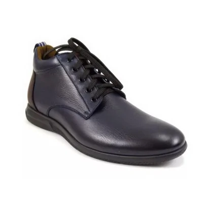 Trzewiki sportowe granatowe – męskie trzewiki casual