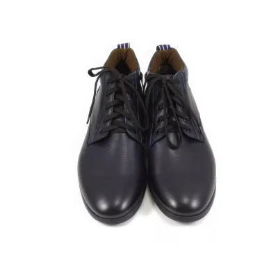 Trzewiki sportowe granatowe – męskie trzewiki casual