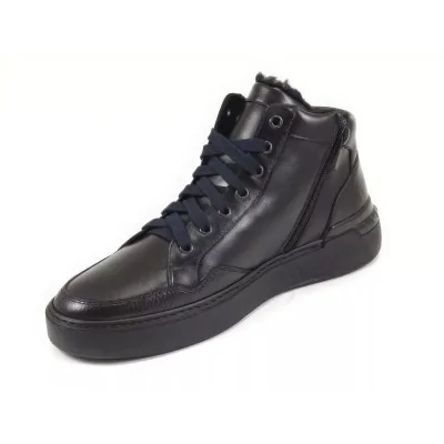 Trzewiki sportowe czarne – męskie trzewiki ocieplane