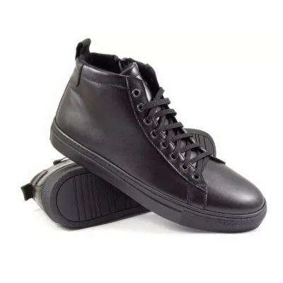 trzewiki trampki czarne ocieplane