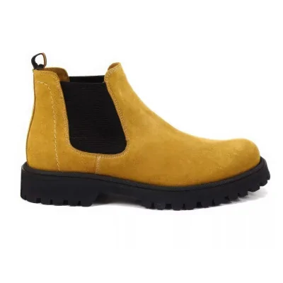 Sztyblety beżowe zamszowe – męskie sztyblety ocieplane Sztyblety beżowe zamszowe – męskie sztyblety ocieplane