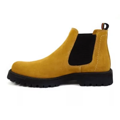 Sztyblety beżowe zamszowe – męskie sztyblety ocieplane Sztyblety beżowe zamszowe – męskie sztyblety ocieplane