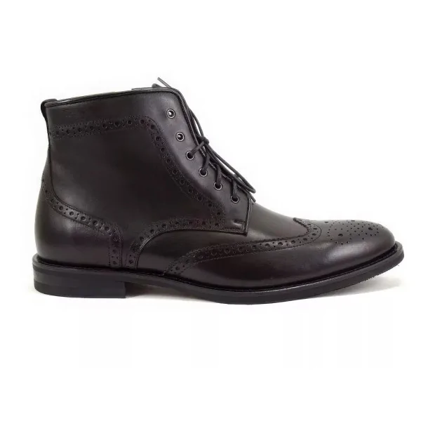 Trzewiki Zimowe Czarne Pilpol Prato PW6037