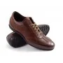 Buty męskie Pilpol 1411 B8 Brązowe Półbuty Casual