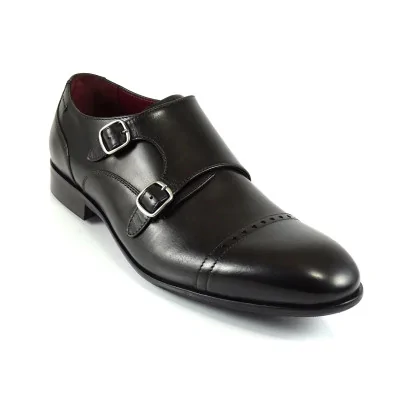 Monk czarne męskie Pilpol Prato PW187 – monk czarne pilpol