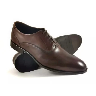 Oxfordy męskie orzech Premium Pilpol Prato PW063