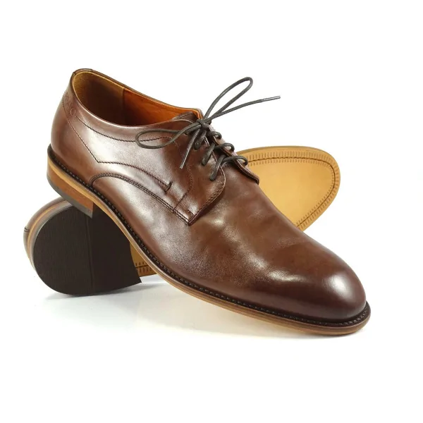 Derby Orzechowe Męskie Pilpol Prato PW198