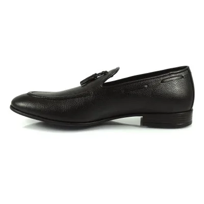 Czarne Mokasyny Skórzane Eleganckie – Pilpol Prato PW202 Premium Czarne Mokasyny Skórzane Eleganckie – Pilpol Prato PW202 Premium