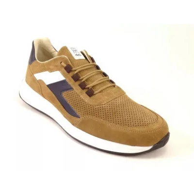 Beżowe Sneakersy Skórzane Casual – Pilpol Prato PC236