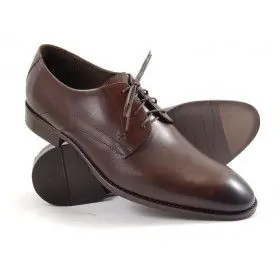 buty męskie Pilpol Prato PW053 B243 Brązowe Derby