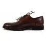 buty męskie Pilpol Prato PW044 M250 Brązowe Brogsy-Derby