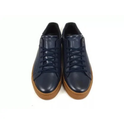 Granatowe Trampki Skórzane Casual – Pilpol Prato PC238 Granatowe Trampki Skórzane Casual – Pilpol Prato PC238