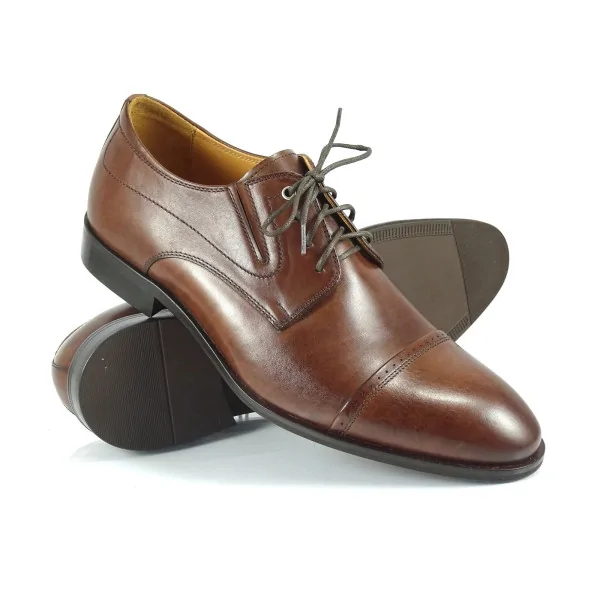 Orzech Derby Skórzane Eleganckie Pilpol Prato PW209