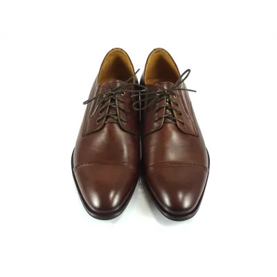 Orzech Derby Skórzane Eleganckie – Pilpol Prato PW209 Orzech Derby Skórzane Eleganckie – Pilpol Prato PW209