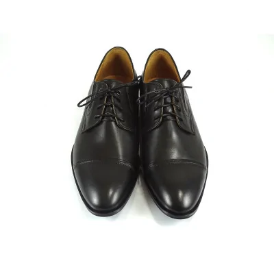 Czarne Derby Skórzane Eleganckie – Pilpol Prato PW209 Czarne Derby Skórzane Eleganckie – Pilpol Prato PW209