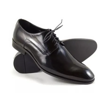 Buty męskie Pilpol 1480 LC Czarne Lakierki Derby