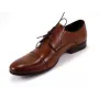 Buty męskie Pilpol 1604 W686 Brązowe Derby