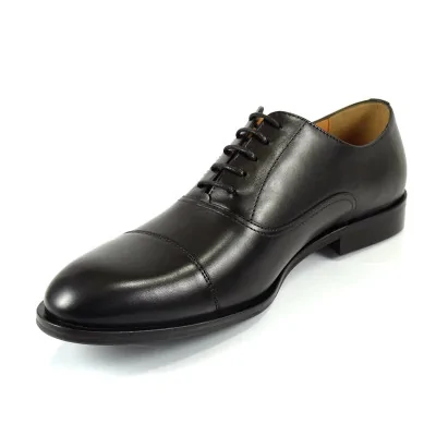 Czarne Oxfordy Skórzane Eleganckie – Pilpol Prato PW211 Premium Czarne Oxfordy Skórzane Eleganckie – Pilpol Prato PW211 Premium