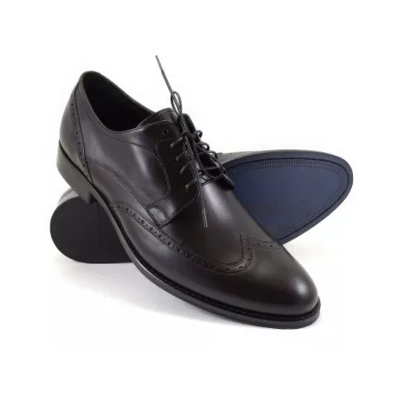 Buty męskie Pilpol 1639 C1 Czarne Brogsy