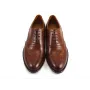 Buty męskie Pilpol 1666 B158 Brązowe Brogsy-Oxford