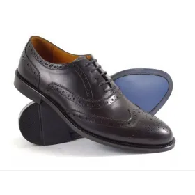 Buty Męskie Pilpol 1666 C120 Czarne Brogsy-Oxford Buty męskie Pilpol 1666 C120 Czarne Brogsy-Oxford