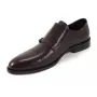 Buty męskie Pilpol 1669 K189 Burgundowe Monki