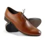 Buty męskie Pilpol 1672 B158 Brązowe Derby