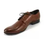 Buty męskie Pilpol 1672 B158 Brązowe Derby