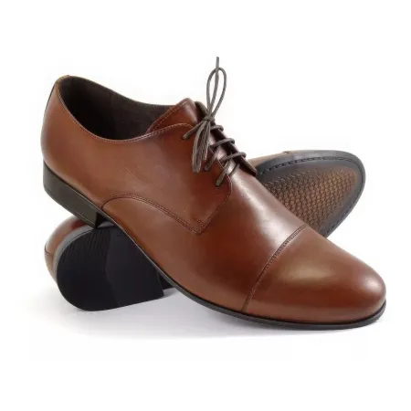 Buty męskie Pilpol 1702 B175 Brązowe Derby