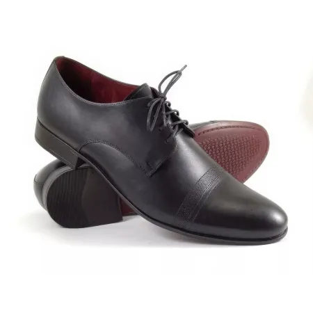 Buty męskie Pilpol 1707 C60 Czarne Derby