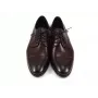 Buty męskie Pilpol 1741 K218 Burgundowe Derby