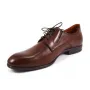 Buty męskie Pilpol 1746 B316 Brązowe Derby Wyższa