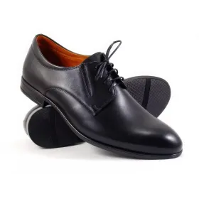 Buty Męskie Pilpol 1746 C60 Czarne Derby Wyższa Tęgość Buty męskie Pilpol 1746 C60 Czarne Derby Wyższa