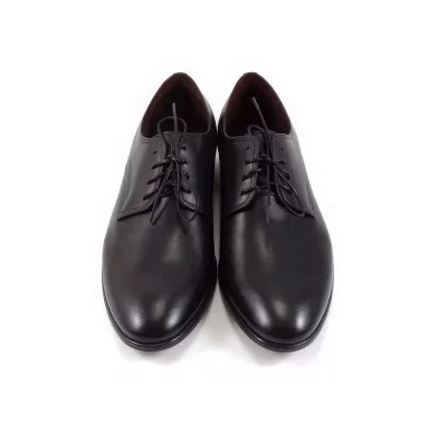 Czarne Derby Skórzane Eleganckie – Pilpol 1683