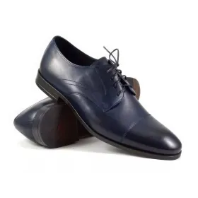 Buty Męskie Pilpol 1750 K303 Granatowe Derby Buty męskie Pilpol 1750 K303 Granatowe Derby