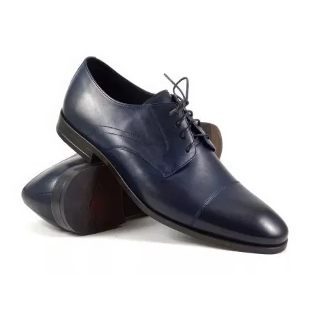 Buty męskie Pilpol 1750 K303 Granatowe Derby