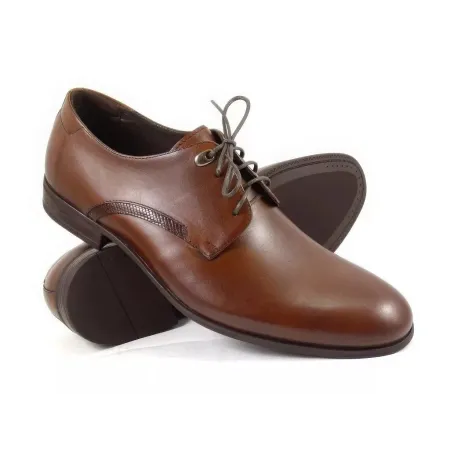 Buty męskie Pilpol 1751 R310 Brązowe Derby