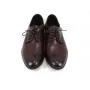 Buty męskie Pilpol 1751 R311 Burgundowe Derby