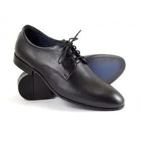 buty męskie Pilpol 1714 C60 Czarne Derby