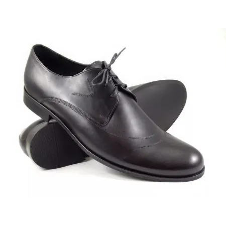Buty męskie Pilpol 637 C121 Czarne Derby