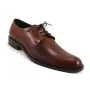Buty męskie Pilpol 848 B158 Brązowe Derby