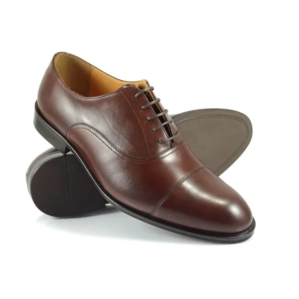 Oxford Orzech Skórzane Eleganckie Pilpol Prato PW211