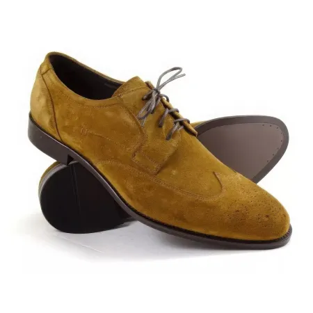 Buty męskie Pilpol Prato PC068 B231 Brązowe