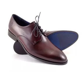 Buty Męskie Pilpol Prato PW007 K189 Burgundowe Derby Buty męskie Pilpol Prato PW007 K189 Burgundowe