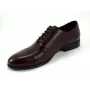 Buty męskie Pilpol Prato PW022 M351 Burgundowe